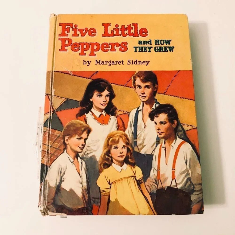 Vintage 1955 Five Little Peppers and How They Grew Whitman Hardcover